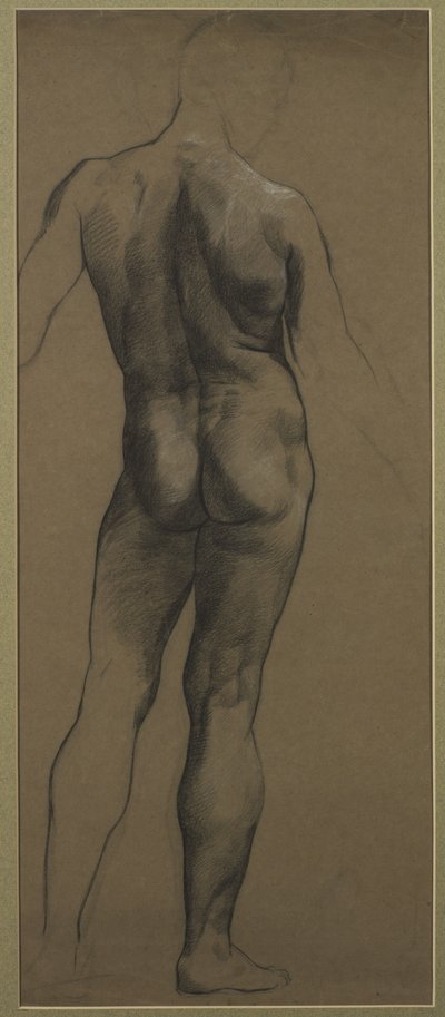 Male Nude Study by Evelyn De Morgan